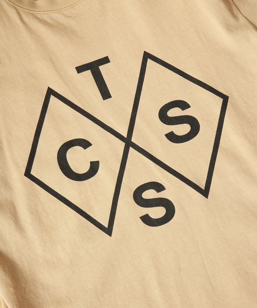 「TCSS」 半袖Tシャツ SMALL ベージュ メンズ_画像6