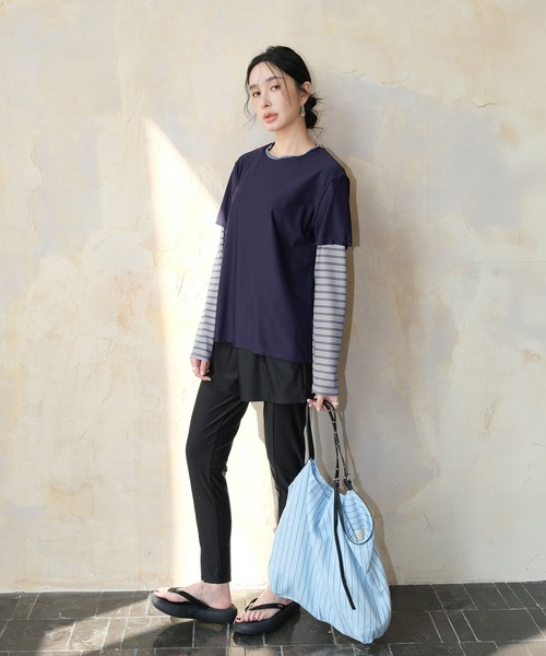 OSYAREVO（オシャレボ） ラッシュガード 水着 レディース 体型カバー