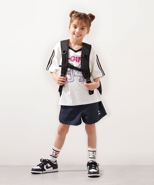 リュック ダブルポケットバックパック キッズ 子供 女の子の画像