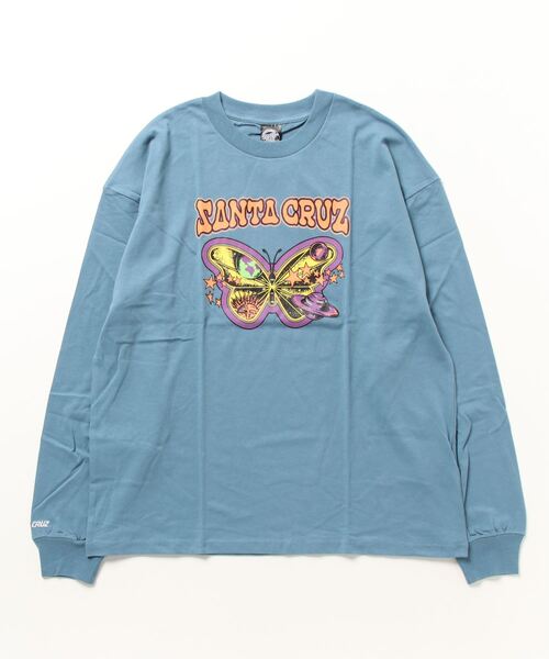 「SANTA CRUZ」 長袖カットソー L ホワイト レディース_画像2