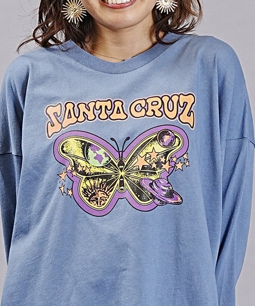 「SANTA CRUZ」 長袖カットソー L ホワイト レディース_画像8