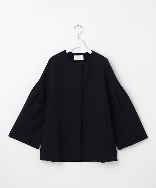 「ANY SIS」 ノーカラージャケット 0 ネイビー レディース_画像7