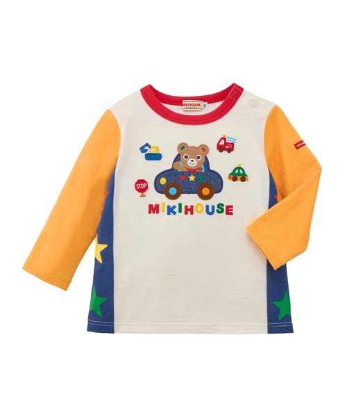 MIKI HOUSE（ミキハウス） tシャツ ドライブプッチー長袖Tシャツ 