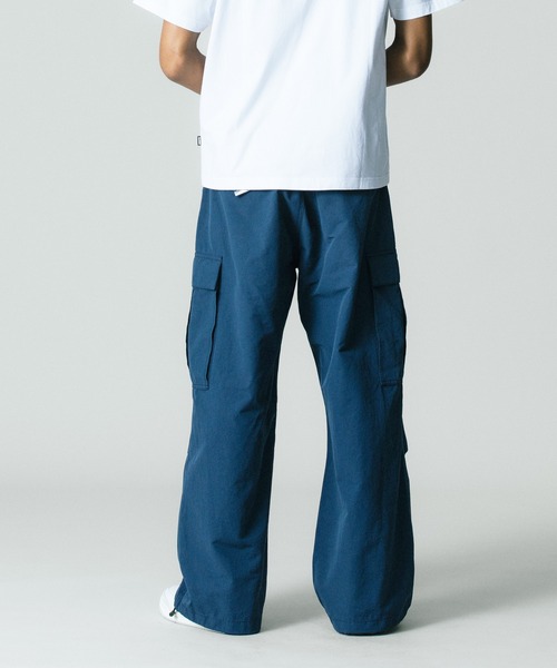 【10月24日迄】lig. wide cargo pant Blue XLARGE（エクストラ ラージ） カーゴパンツ EASY CARGO PANTS メンズ