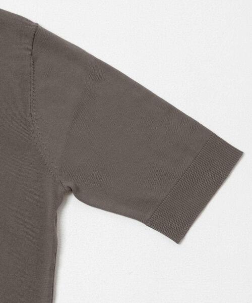 uvカット サマーニット ニット セーター 「UR TECH ひやサラクール」コットンハーフスリーブKNIT レディースの画像
