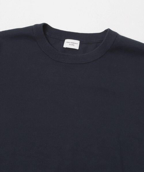 uvカット サマーニット ニット セーター 「UR TECH ひやサラクール」コットンハーフスリーブKNIT レディースの画像