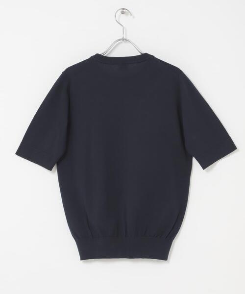 uvカット サマーニット ニット セーター 「UR TECH ひやサラクール」コットンハーフスリーブKNIT レディースの画像