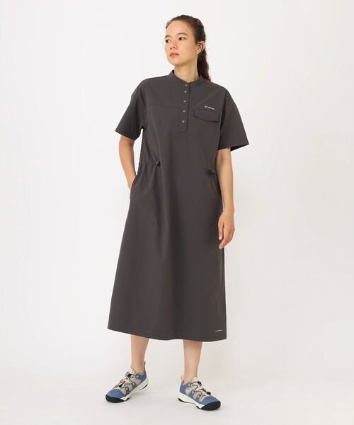 Columbia 半袖ワンピース ＋スカート Columbia（コロンビア） 半袖ワンピース M ブラック レディース
