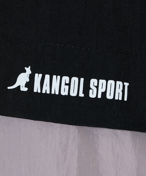 「KANGOL SPORT」 ナイロンブルゾン L ラベンダー レディース_画像2