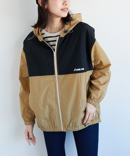 「KANGOL SPORT」 ナイロンブルゾン L ラベンダー レディース_画像3