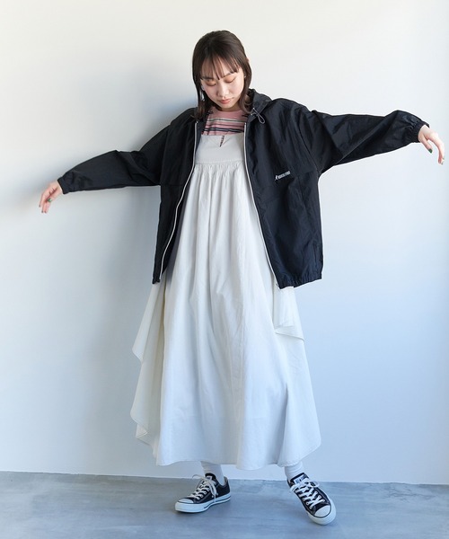 「KANGOL SPORT」 ナイロンブルゾン L ラベンダー レディース_画像4