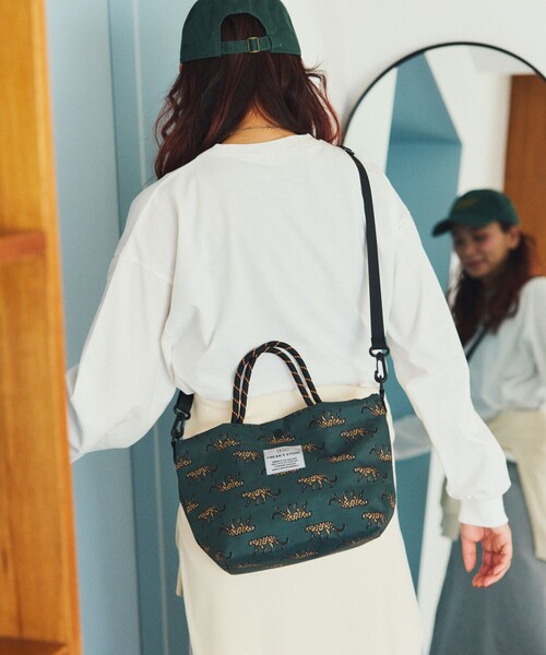 「KiU」 2WAYバッグ ONE SIZE ベージュ レディース_画像6