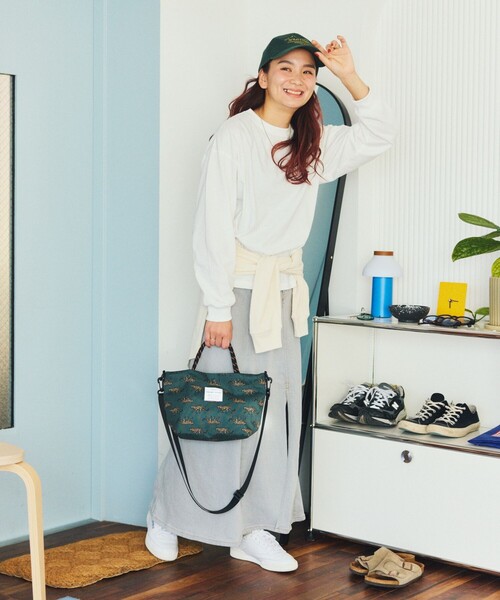 「KiU」 2WAYバッグ ONE SIZE ベージュ レディース_画像9