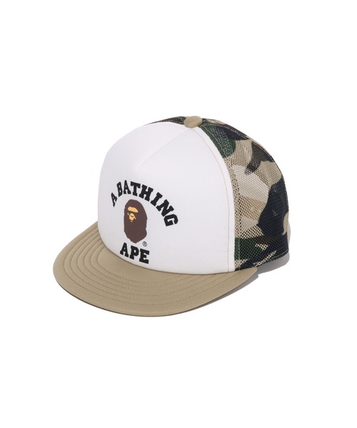 A BATHING APE 靴、キャップセット売り A BATHING APE（アベイシングエイプ） キャップ 帽子 1ST CAMO COLLEGE