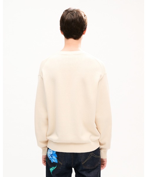 'KENZO Paris Emblem' ジャンパー イン ウール コットン メンズの画像