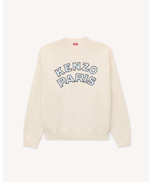 'KENZO Paris Emblem' ジャンパー イン ウール コットン メンズの画像