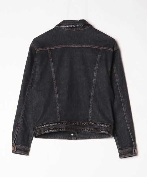 「SEE BY CHLOE」 デニムジャケット 34 ブラック レディース_画像2