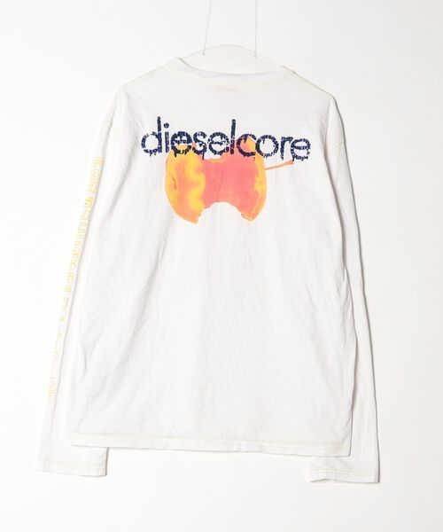 DIESEL ホワイト 長袖Tシャツ DIESEL（ディーゼル） 長袖Tシャツ LARGE ホワイト メンズ : ZOZOTOWN
