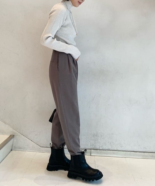 「Mila Owen」 パンツ 0 ベージュ レディース_画像2