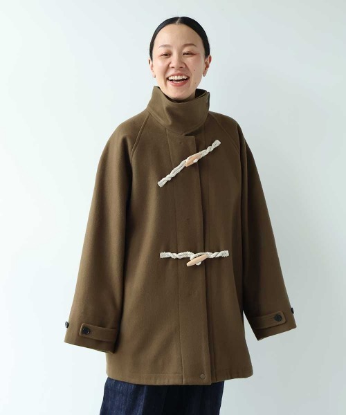 yuni ダッフルコート コート super100 Wool middle length toggle