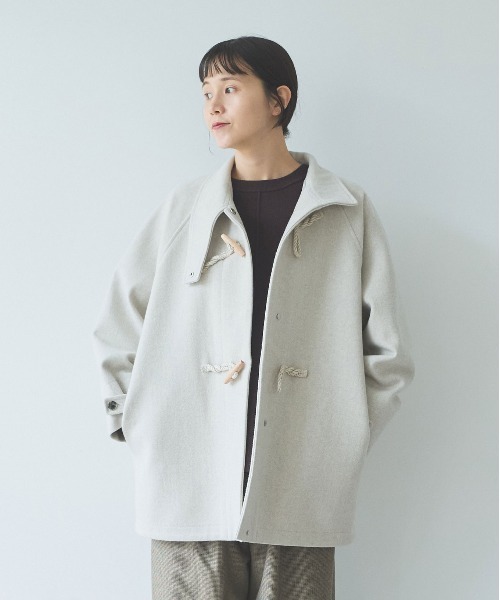 yuni Wool/super100midle length duffleコート yuni ダッフルコート コート super100 Wool middle length toggle