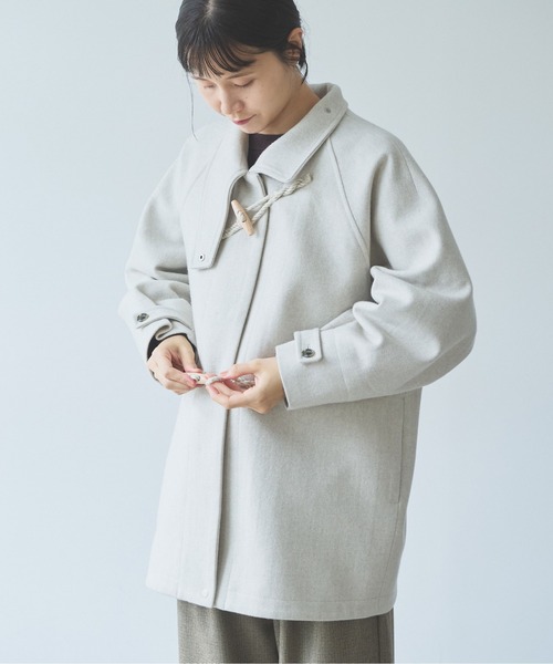 yuni ダッフルコート コート super100 Wool middle length toggle
