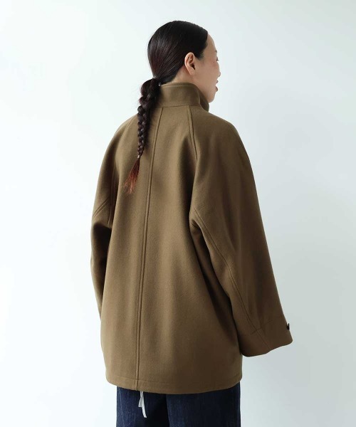 yuni ダッフルコート コート super100 Wool middle length toggle