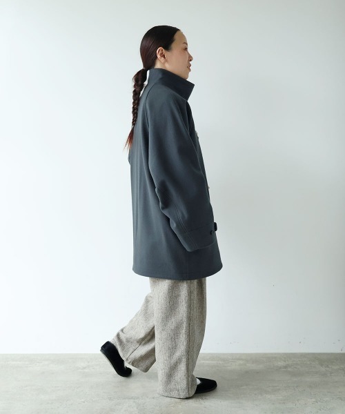 yuni ダッフルコート コート super100 Wool middle length toggle