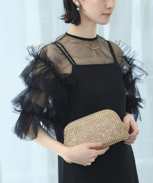 「LOWO」 クラッチバッグ FREE シルバー レディース_画像5