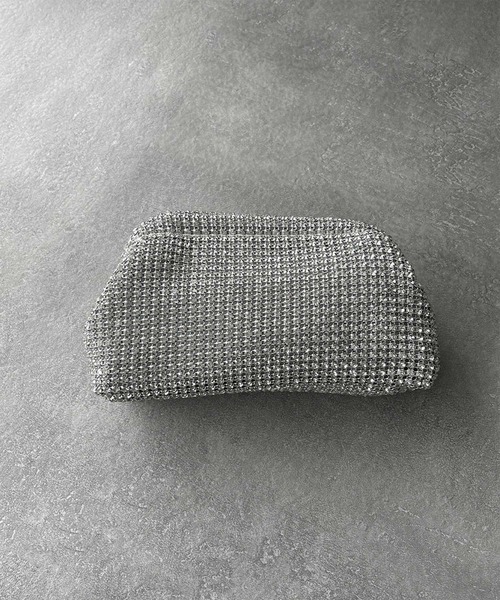 「LOWO」 クラッチバッグ FREE シルバー レディース_画像9