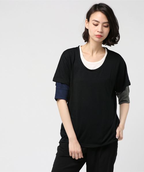 Tシャツ Tシャツ Bl 五分袖フェイクレイヤードｔシャツ Zozotown Paypayモール店 通販 Paypayモール