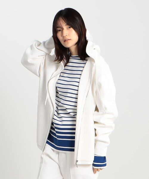 CABaN（キャバン） セーター ニット コットンカシミヤ ジップパーカ
