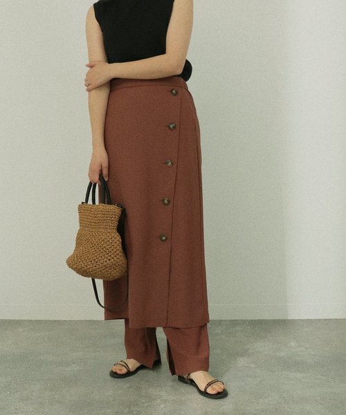 格安国産 パンツ PayPayモール店 - 通販 - PayPayモール AULI スカート+パンツセット ZOZOTOWN 日本製低価