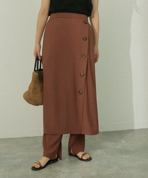 格安国産 パンツ PayPayモール店 - 通販 - PayPayモール AULI スカート+パンツセット ZOZOTOWN 日本製低価