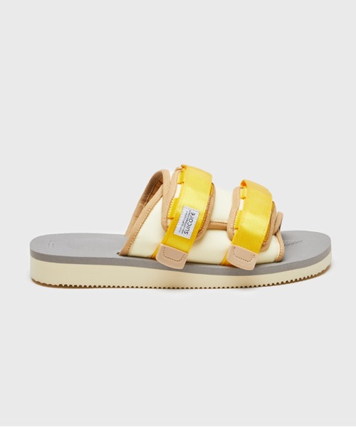 suicoke サンダル MOTO-Cab - Yellow x Beige メンズ : ZOZOTOWN