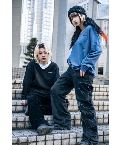 ★ ★ Jeans ロゴ スウェット トレーナー 2色 関送込 GEM SPORTSWEAR クルーネックロゴスウェット[LAA6-21C902