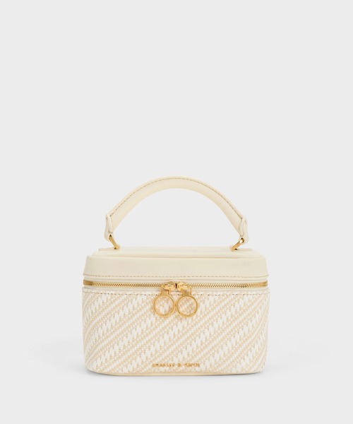 CHARLES ＆ KEITH ショルダーバッグ バッグ ウーブン ツーウェイ
