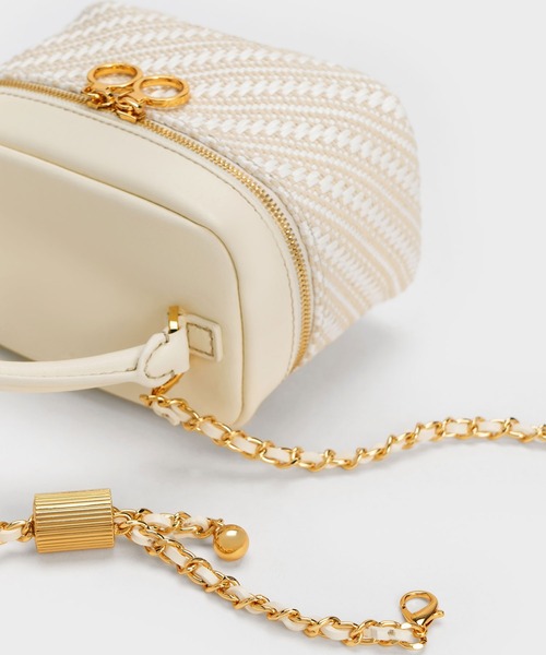 ショルダーバッグ・ポシェット +DEINET+ TRAVEL STUD CROSS CHAIN MINI BAG KDTUE4XB311 TOD'S＊T Timeless Crossbody Bag Mini チェーンバッグ＊送料込