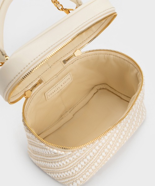 CHARLES ＆ KEITH ショルダーバッグ バッグ ウーブン ツーウェイ