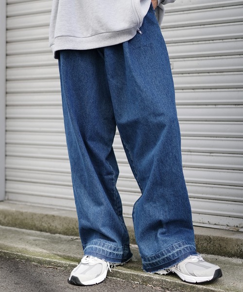 ミッドライズプレミアムストレートカットオフデニム ミッドライズプレミアムストレートカットオフデニム