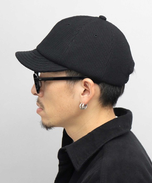 Mr.COVER キャップ 帽子 日本製 ワッフル サーマル アンパイアキャップ
