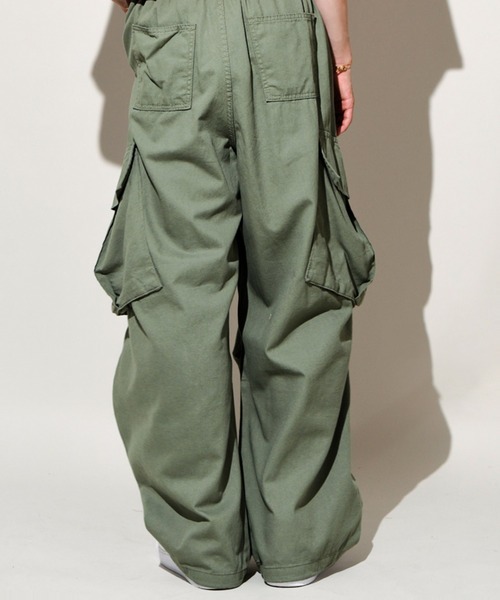 【関税込み】Spencer Badu カーキ サファリ カーゴパンツ CALIFORNIA OUTFITTERS カーゴパンツ 3-9E33 斜めポケット