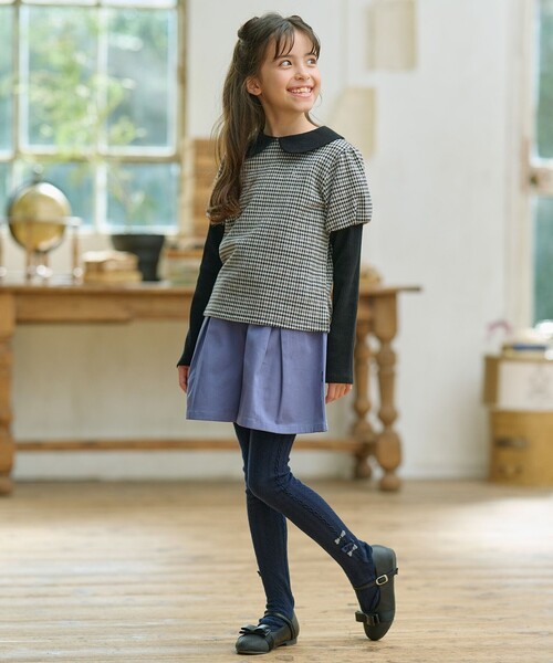 組曲 パンツ 「110-140cm」レースアップ キュロット キッズ 子供服