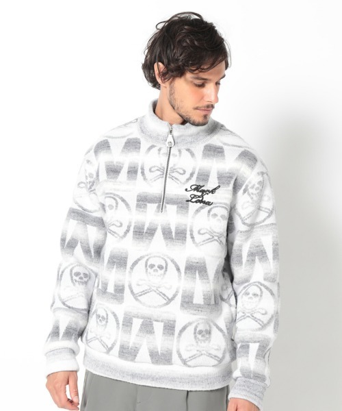 セーター ニット Metro 1/2 Zip Knit Jumper | MEN メンズの画像