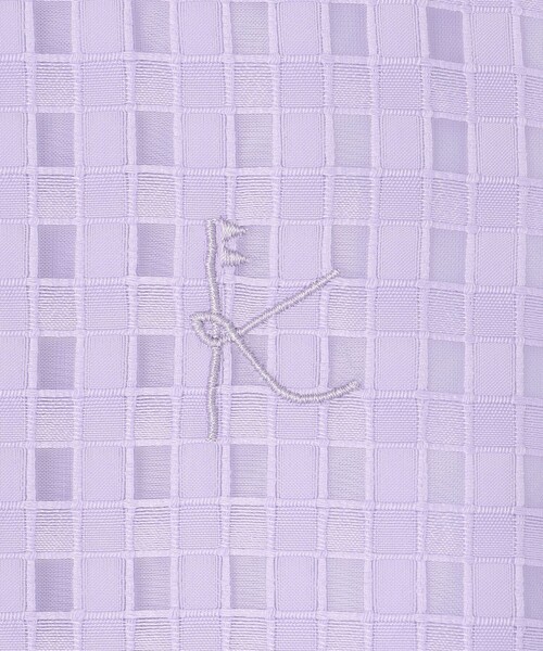 組曲（KUMIKYOKU） ワンピース 「110-140cm」シアーチェックバイカラー