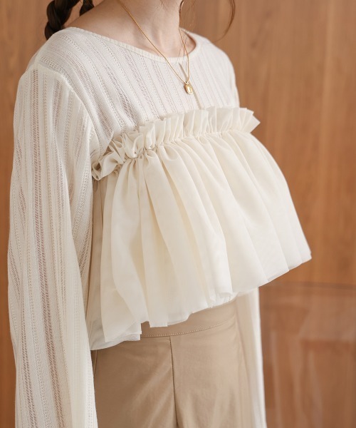 BAB（バブ） つけ襟 付け襟 チュールフリルカラー : ZOZOTOWN Yahoo!店