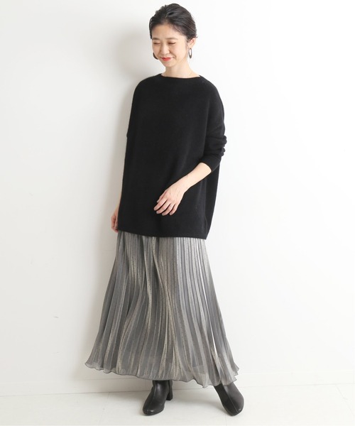 「SLOBE IENA」 長袖ニット FREE チャコールグレー レディース SLOBE IENA 「SLOBE IENA」 長袖ニット FREE チャコールグレー