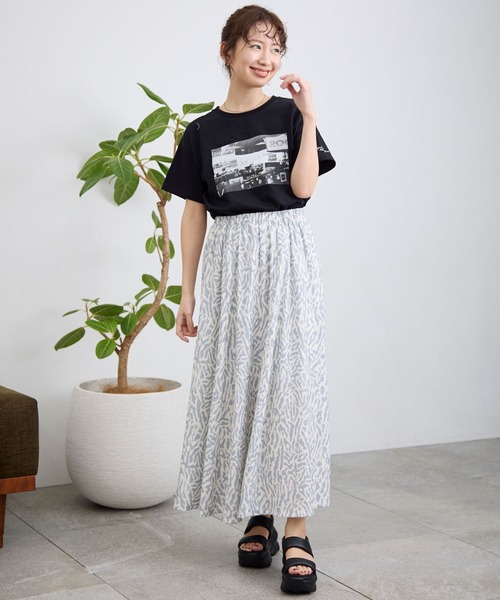 PHOTOCOPEU silk100%楊柳スカート 楊柳サラサpt.アシンメトリースカート | HUG O WaR ONLINE STORE