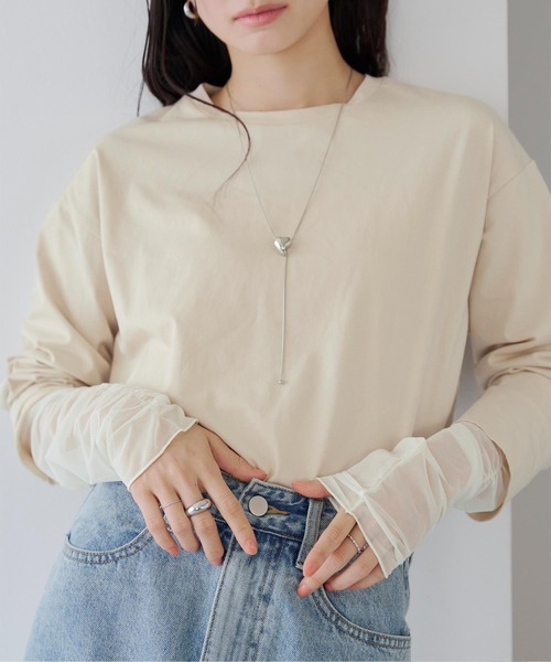 titivate（ティティベイト） tシャツ シアードッキングロングスリーブT