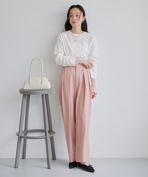 titivate シアードッキングロングスリーブTシャツ titivate（ティティベイト） tシャツ シアードッキングロングスリーブT